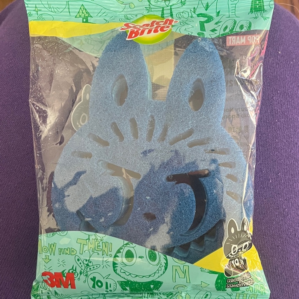 Scotch-Brite Blue Monsters by Monsters Sponge
